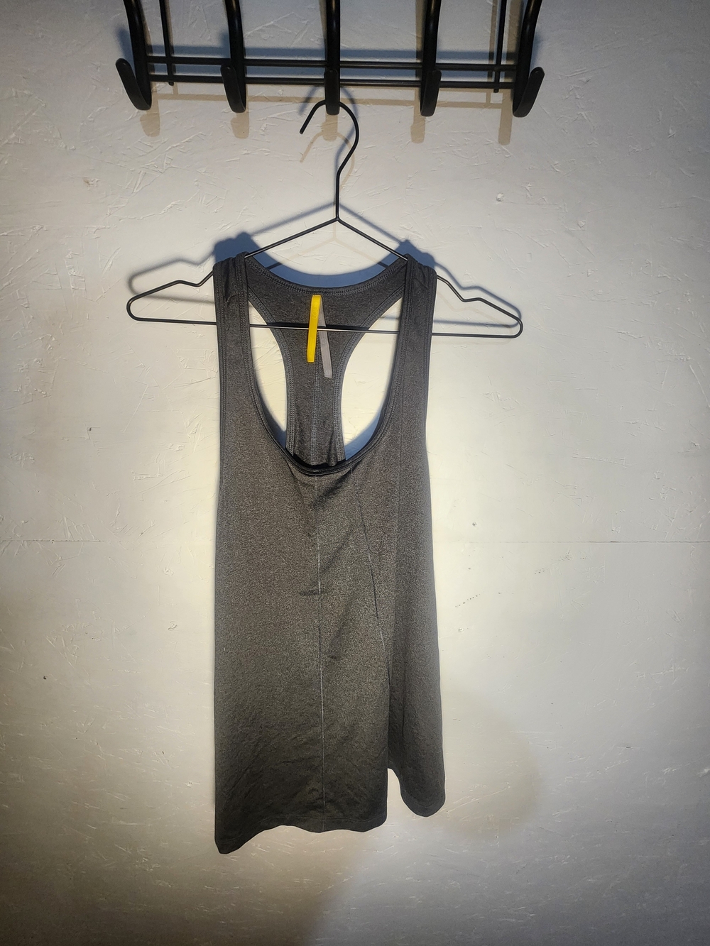 Lole Charcoal Grey Heather Racerback Athletic Workout Tank Top